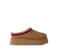 UGG Tazz platform-sole embroidered slippers - Brown 5-6-7-8-9-10-11-12