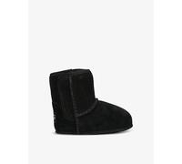 UGG UGG Baby I Baby Classic Ultra Mini Logo-Patch Suede and Shearling Crib Boots Black Eur 16 /4-5 Months