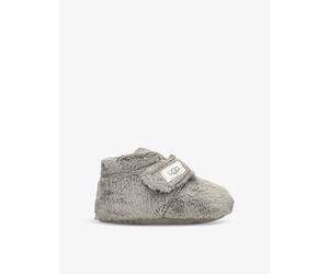 UGG UGG Bixbee Terry-Cloth Booties 6 Months - 1 Year Grey Eur 18 / 2 UK Kids
