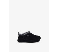 UGG UGG Kids' Baby Tasman Suede Slippers Black Eur 16 /4-5 Months