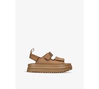 UGG UGG Kids' Goldenglow Chunky-Sole Woven Sandals Mid Brown Eur 32.5 /13.5 UK Kids