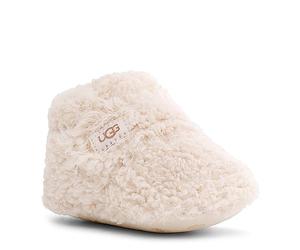 UGG Unisex Baby Bixbee BOOT, Natural Curly Faux Fur, 4 UK