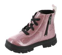 UGG Unisex-Child Ashton Lace Up Glitter Boot, Glitter Pink, 6 Big Kid
