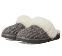 UGG unisex-child K Cozy Ii Knit, Charcoal, 2 US Little Kid