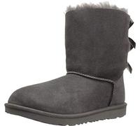 UGG Unisex Kids Bailey Bow II Classic Boot, Grey, 7.5 UK Child