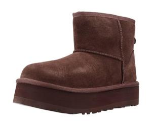UGG Unisex Kids Classic Mini Platform Fashion Boot, Burnt Cedar, 12 UK
