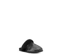 UGG Women's W Scuffette II Mirror Ball Slipper, Black, 3 UK