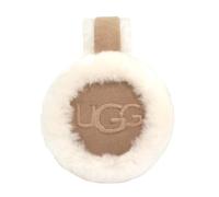 UGG Water Resistant Sheepskin Earmuffs With Embroidered Logo Cold weather headband Women, Sand, Talla Única