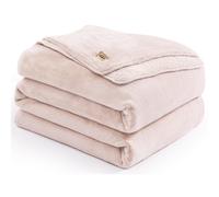 UGG Whitecap Full/Queen Blanket, Fleece Fluffy Blanket for Bed, Luxury Cozy Oversized Throw for Couch, Washable Hypoallergenic Queen Bedding, Cute Dec