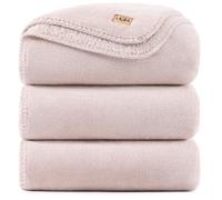 UGG Whitecap King Blanket, Plush Fleece, 110" x 90", Pink