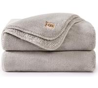 UGG - Whitecap - Plush Throw Blanket for Couch or Bed - Comfortable, Cozy Home Décor - Soft and Luxurious Blanket for Living Room or Bedroom - 50” x 70” - Shadow