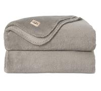 UGG - Whitecap - Plush Throw Blanket for Couch or Bed - Comfortable, Cozy Home Décor - Soft and Luxurious Blanket for Living Room or Bedroom - 50” x 70” - Shadow