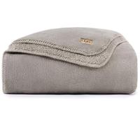UGG Whitecap Twin Blanket, Plush Fleece, 66" x 90", Gray