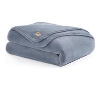 UGG Whitecap Twin Blanket, Soft Cozy Fleece Blanket for Bed, Luxury Fluffy Oversized Throw for Couch, Washable Twin XL Bedding, Dorm Essentials, 66" x