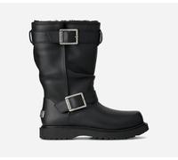 UGG® Willy Chavarria Biker Boot in Black, Size 12, Leather