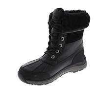 UGG Womens Adirondack III Leather Black Black Boots 5 UK