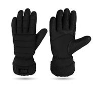 UGG Womens All Weather Fluff Cuff Glove, Black, S/M