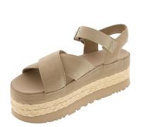 UGG Women's Aubrey Ankle Slide Sandal, Sand, 9 UK