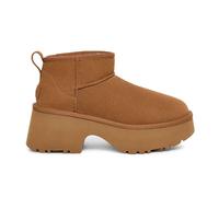 Ugg Classic Ultra Mini New Heights Suede Women's Ankle Boots - Chestnut - Size:UK 4