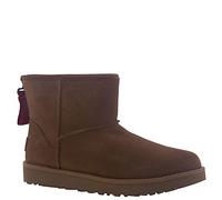 UGG Women's Classic Boot Classic Mini Logo Zip Uk Size 3 Chestnut