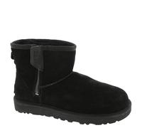 UGG Women's Classic Mini Bailey Zip Boot, Black, 6 UK
