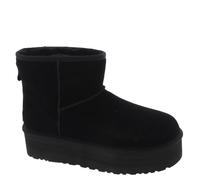 UGG Women's Classic Mini Platform Fashion Boot, Black, 8 UK