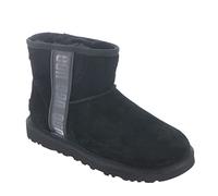 UGG Women's Classic Mini Side Logo II Boot, Black, 3 UK