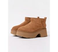 UGG Womens Classic New Heights Ultra Mini Platform Boot - Chestnut - UK5 EU38 US7