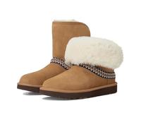 UGG Women's Classic Short Crescent Fashion Boot, Chestnut, 12 UK