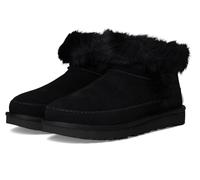 UGG Women's Classic Ultra Mini Chalet Fashion Boot, Black, 8 UK