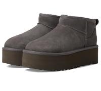 UGG Women's Classic Ultra Mini Platform Boot, Charcoal, 3 UK