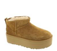 UGG Women's Classic Ultra Mini Platform Fashion Boot, Chestnut, 7 UK