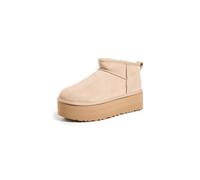 UGG Women's Classic Ultra Mini Platform Fashion Boot, Sand, 11