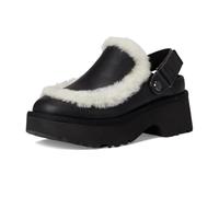 UGG Womens Esmee Leather Clog, Black, 7