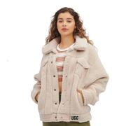 UGG Women's Frankie Sherpa Trucker Jacket, Natural Ii, Large