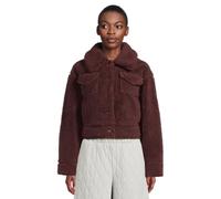 UGG Women's Frankie Short Trucker Jacket Coat, Wild Grape, S