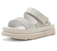 UGG Womens Goldenstar Crackle Glide, Crackle White, 9.5