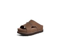 UGG Women's Goldenstar Hi Cutout Slide, Dark Chestnut, 7