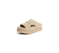 UGG womens Goldenstar Hi Cutout Slide, Sand, 6.5
