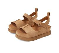 UGG Women's Goldenstar Hi Sandal, Chestnut Suede, 6 UK