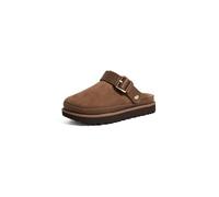 UGG Women's Goldenstar Villa Clog, Dark Chestnut, 8.5