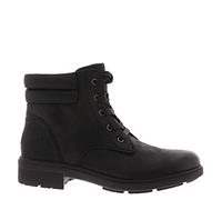UGG Women's Harrison Lace Boot, Black Leather, 6 UK