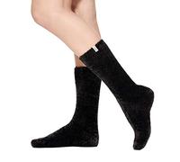 UGG Women's Leda Cozy Sock Casual, Black, One Size