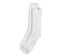 UGG Women's Leda Cozy Sock Casual, White, One Size