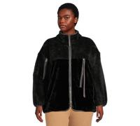 UGG Women's Lifestyle Marlene Sherpa Jacket and Faux Fur, Black, XS