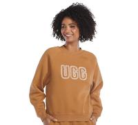 UGG Women's Logo Crewneck, Chestnut, Medium