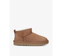 Ugg Womens Mid Brown Classic Ultra Mini Sheepskin Boots Eur 40 / 7 Uk Women