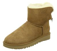 UGG® Mini Bailey Bow II Boot for Women in Brown, Size 8, Shearling/Polyester/Leather