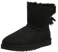 UGG Women's Mini Bailey Bow Ribbon CLASSIC BOOT, Black, 7 UK