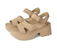 UGG Women's New Heights Ankle Strap Sandal, Mustard Seed, 4 UK